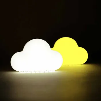

LED Nursery Night Lights for Kids: Baby Girl Gifts Night Light Sound Switch Clouds Lamp Bathroom,Children's room Decoration