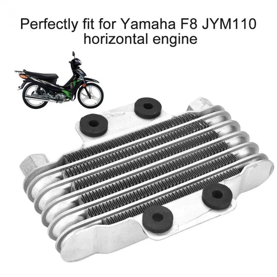 Масляный радиатор для мотоцикла, Адаптер фильтра для Yamaha F8 JYM110, горизонтальный масляный радиатор для двигателя, аксессуары для мотоциклов