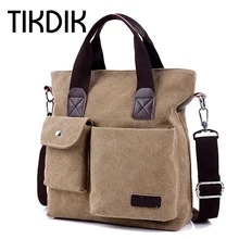 Мужская сумка через плечо, отделение для ноутбука, портфель, портфель, качественная парусиновая Классическая дизайнерская деловая сумка, Bolsas