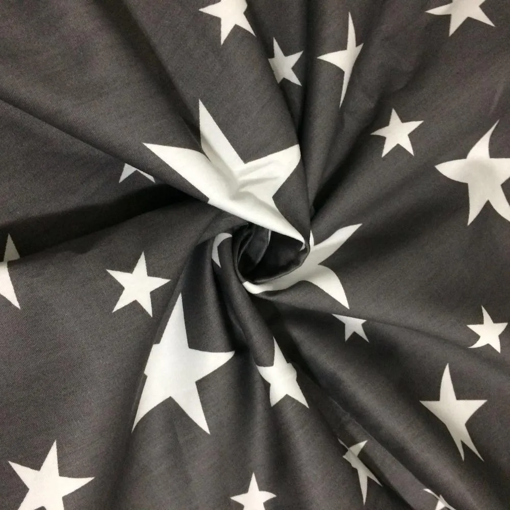 Хлопок саржевая ткань Нордический ветер темно-синий серый звезда шеврон зигзаг DIY для домашнего декора ткань для пэчворка шикарная ручная работа ткань - Цвет: 3 gray stars