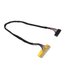 Универсальный FIX 30 Pin 1ch 6bit LVDS Кабель 26 см Для 14.1-15.6 дюймов ЖК-Панель # R179T # перевозка Груза падения