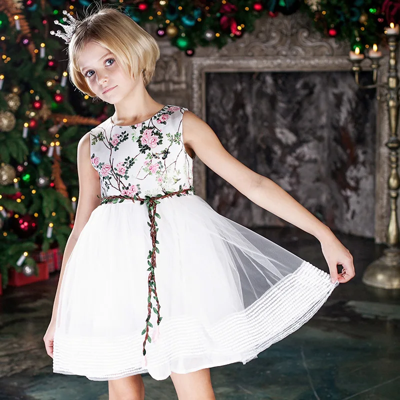 

ChildDkivy 3-12Y Girls Lace Dress Princess Dress for Girls Clothes Baby Girls Dress Summer 2018 Kids Dresses Children Clothing