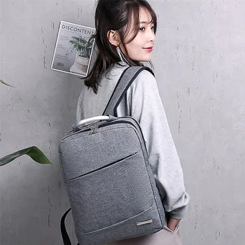 

Casual Multifunctional Backpack Large Capacity Canvas Zipper Bag for Men Women New
