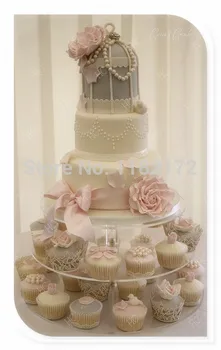 

Storey 12 cm 3 Tier Round Acrylic Cupcake Stand, 3 Tier Round Perspex Cupcake Stand, 3 Tier Round Plexiglass Cupcake Stand