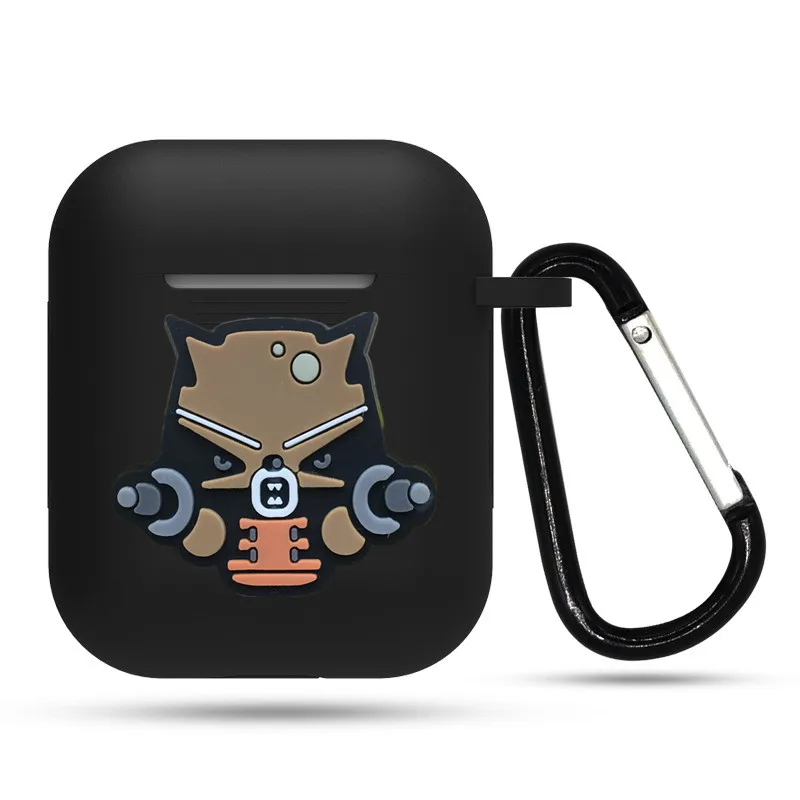 Мультяшный беспроводной Bluetooth чехол для наушников для Apple AirPods силиконовый чехол для зарядки наушников s для Airpods защитный чехол