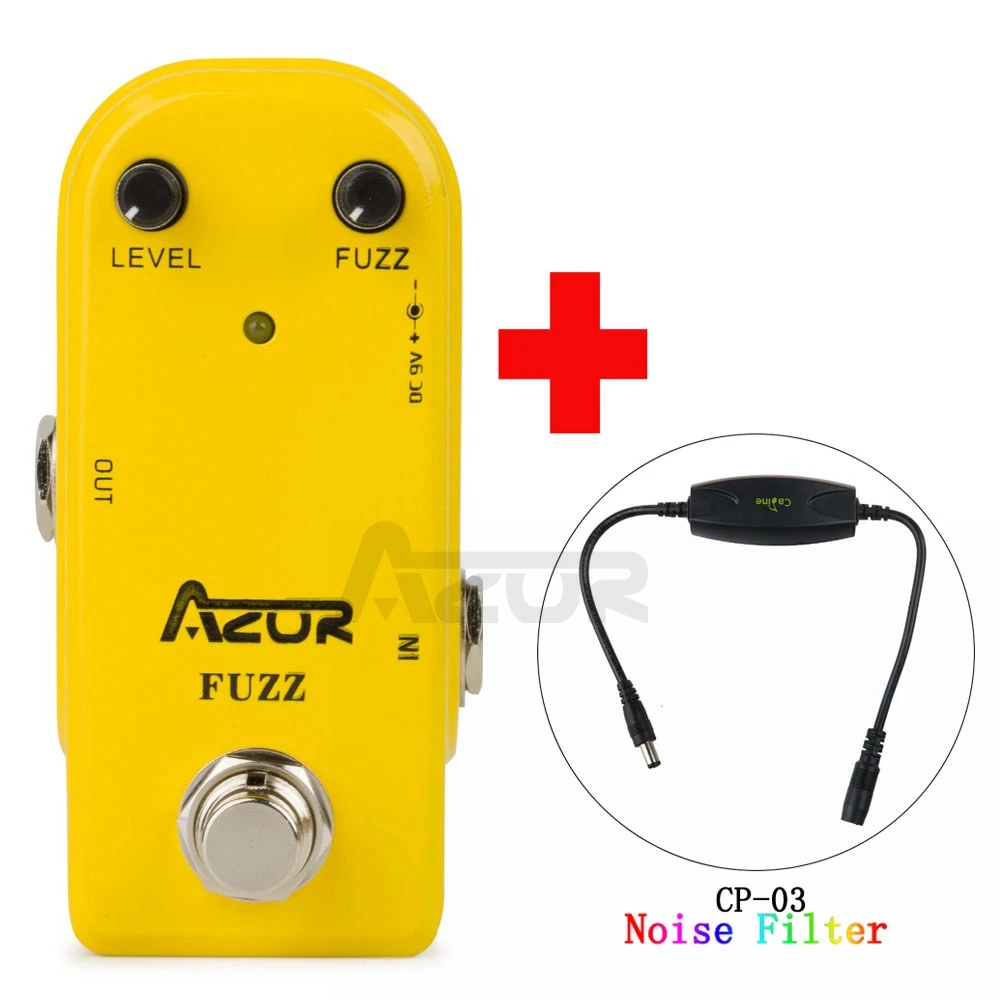 

AP-310 Fuzz Guitar Effect Pedal with Ture Bypass and Caline CP-03 Noise Filter Mini Guitar Pedal Effect Fuzz Guitar Accessories