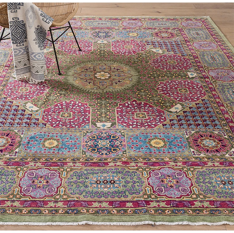 Afghanistan Continuous System Persia Pattern Nation Wind Bedroom A Living Room Tea Table Manual Wool Carpetgc193kilimyg40