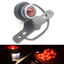 Universal Motorcross Para Harley Davidson LLEVÓ La Luz Intermitente del Funcionamiento de La Motocicleta Bobber Cafe Racer de Cola Luz De Freno 12 V