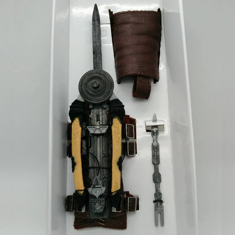 Billige Hülse Schwert Pfeil Einheit Versteckte Klinge Cosplay Edward Kenway Kostüm Action Figure versteckte klinge PVC modle spielzeug