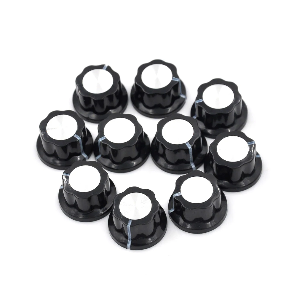 Diameter 20MM Black MF-A01 Bakelite Potentiometer Potentiometer Knob Cap 10pcs