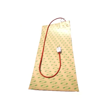 

120v 320w 250*600*1.5mm silicone heater for machine adhesive 1 side dial thermostat on right corner of 600side 1000mm lead wire