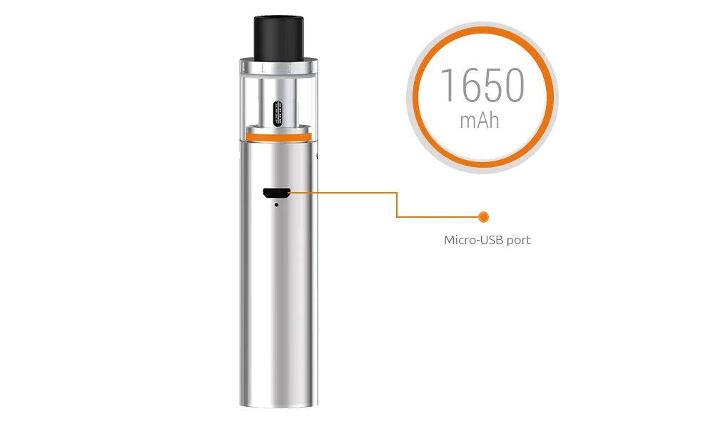 Вейп Пен для курения 22 комплект встроенный 1650 мАч батарея с Vape ручка 22 бак 0.3ом двухъядерный со светодиодный ным индикатором электронная