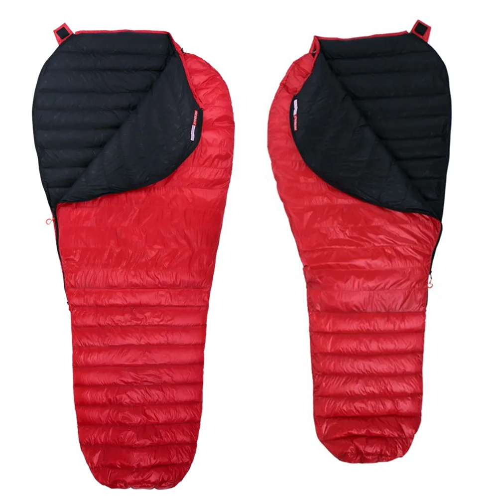 Acampamento ao ar Ganso para Baixo Bolsa de Dormir Aegismax Livre Ultraleve Múmia 800fp Primavera Outono Inverno Tenda Leve 95% 18 High Quality Esporte e Lazer