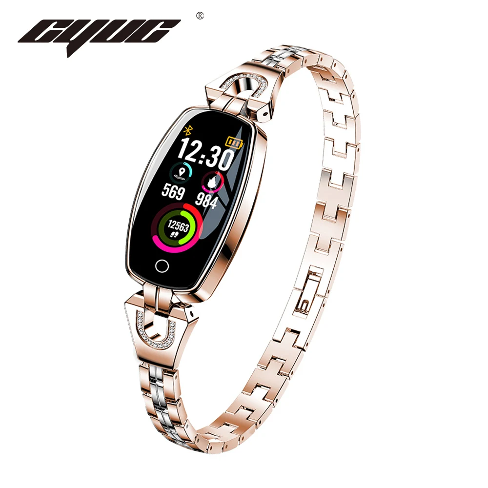 

CYUC H8 smart wristband women ladies Fitness blood pressure bracelet Heart Rate Monitor smart band For Android and IOS