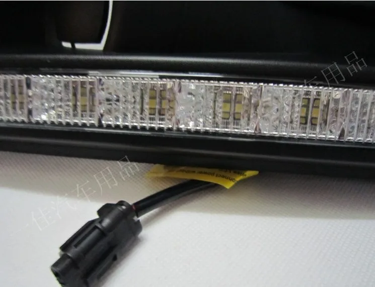 12 V 6000 k светодиодный DRL Дневной Бег свет для MG MG3 2010-2013 противотуманная фара рамка противотуманная фара