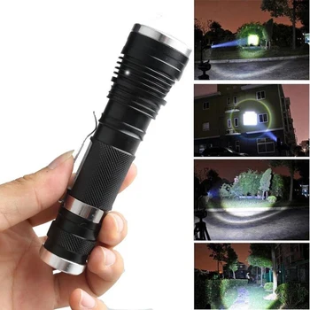 

LED lamp C8 T6 LED Flashlight 18650 Torch Light Lamp 2017 Newest New Type Hot Sell Drop Shipping 3500 Lumens CREE XM-L