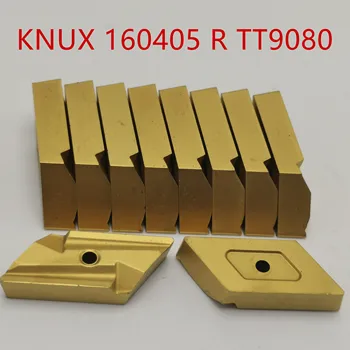 

20PCS KNUX160405R TT9080 KNUX 160405 R TT9080 Carbide insert turning tool lathe cutter milling cutter CNC cutting tool