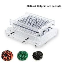 000#-4#120 ручное отверстие для наполнения капсул/наполнение капсул/оборудование ручное наполнение капсул ручная упаковочная машина