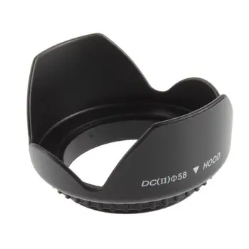 

58mm Lens Hood Screw Mount Flower Shape for Canon HOOD Lens Camera High Quality
