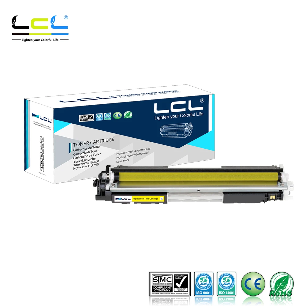 Любой тонер картридж 1 LCL 130A CF350A CF351A CF352A CF353A (1 упаковка) совместимый с HP Color LaserJet Pro