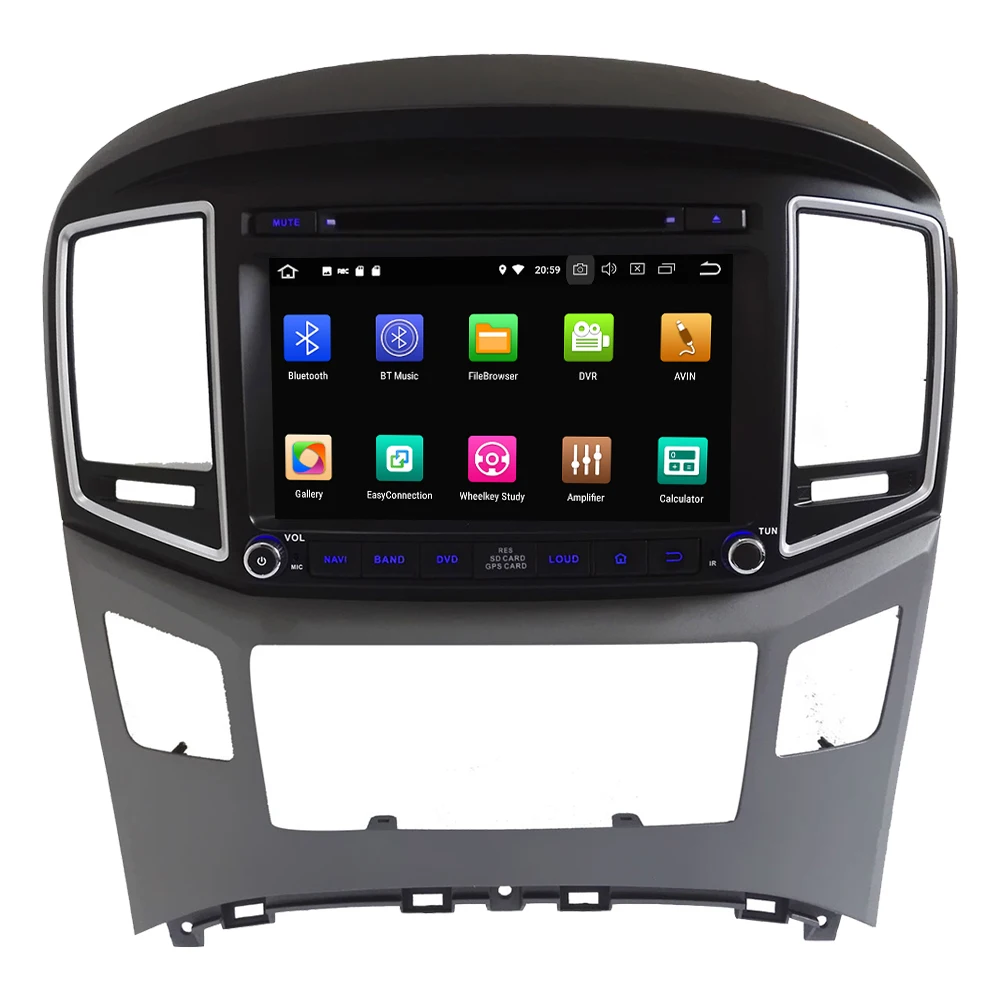 Cheap KLYDE 8" 4G Android 8.0 Octa Core PX5 4GB RAM 32GB ROM BT Car DVD Multimedia Player Stereo For Hyundai H1 Grand Starex 2016 2017 1