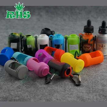 

10pcs 30ml e liquid bottle silicone case cover sleeve 19 colors silicon bottle holder rubber bottle case for e juice bottle