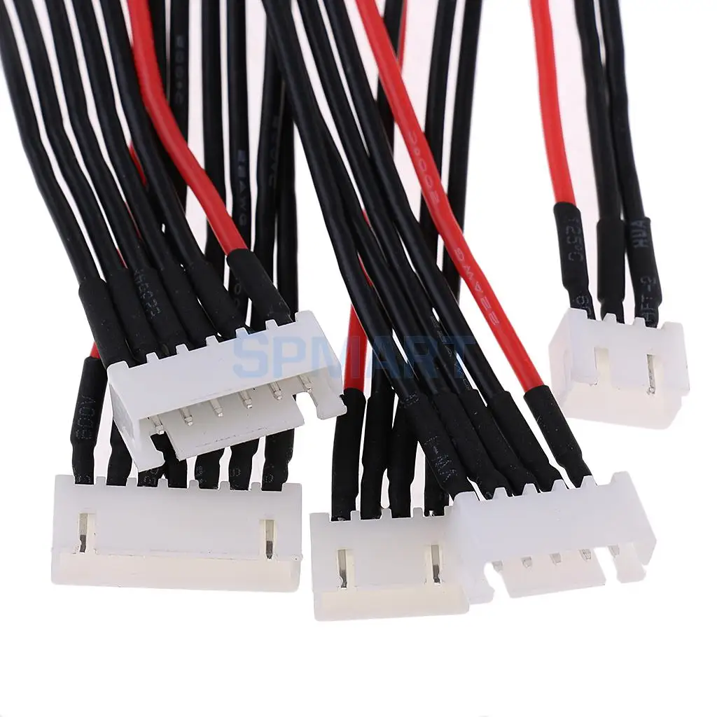 JST-XH 2S 3S 4S 5S 6S LiPo Balance Cable Charging Power Wire 10cm for RC Drone FPV Quadcopter Rechargeable Lipo Battery