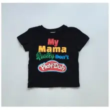 Новое поступление, летняя футболка красного цвета Топ с короткими рукавами и галстуком, футболка с регланами, одежда для мальчиков и девочек