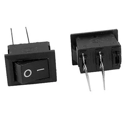 

Free shipping!5 x AC 250V 3A Single Pole Single Throw On/Off SPST Boat Rocker Switch 2 Pin PCB