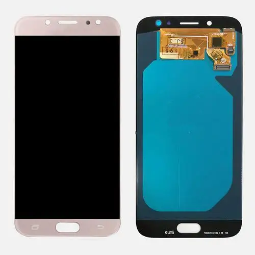 5,5 'Сенсорный экран Digitizer Ассамблеи Дисплей для samsung Galaxy J7 Pro J730 SM-J730F J730FM/DS J730F/DS J730GM/DS ЖК-дисплей - Цвет: Розовый