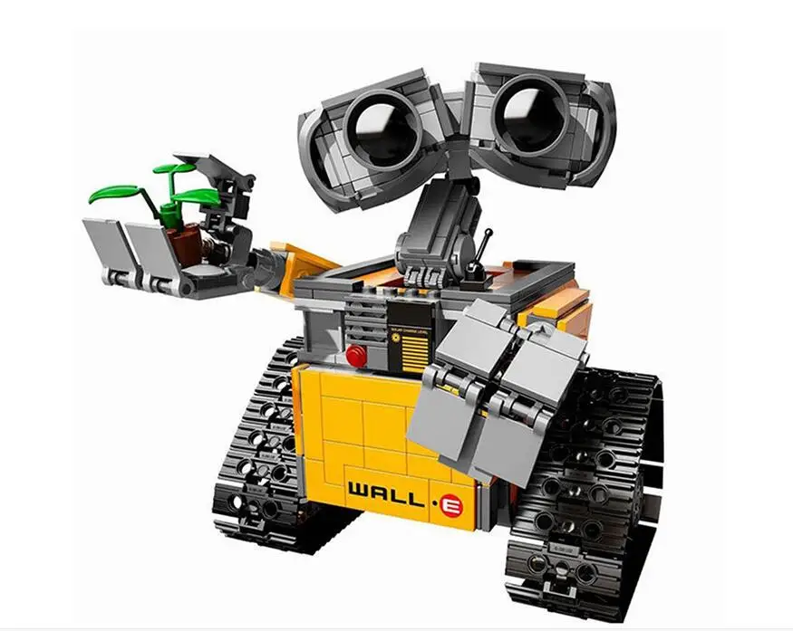 687 Pcs Legoings Ideas WALL E Building Blocks Robot Model Building Kit Bricks Toys Children Compatible new