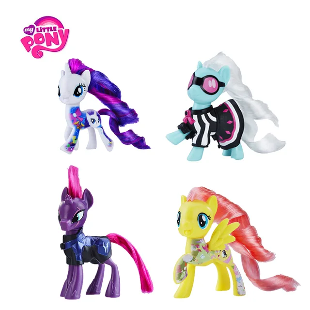 4pcs My Little Pony Twilight Sparkl Tempest Shadow Movie