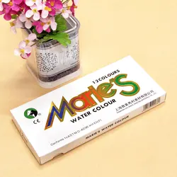 Бесплатная доставка marles Высокая-класс Акварель пигмент 24/18/12 Colour12ml/филиал окраска силен Акварельная живопись посвященный