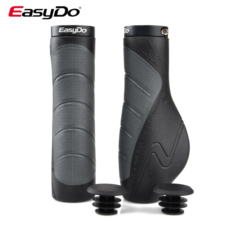 EasyDo, модные, хорошо пропускающие воздух, MTB, ручки на руль, эргономичный дизайн, противоскользящие, велосипедные ручки, аксессуары - Цвет: black