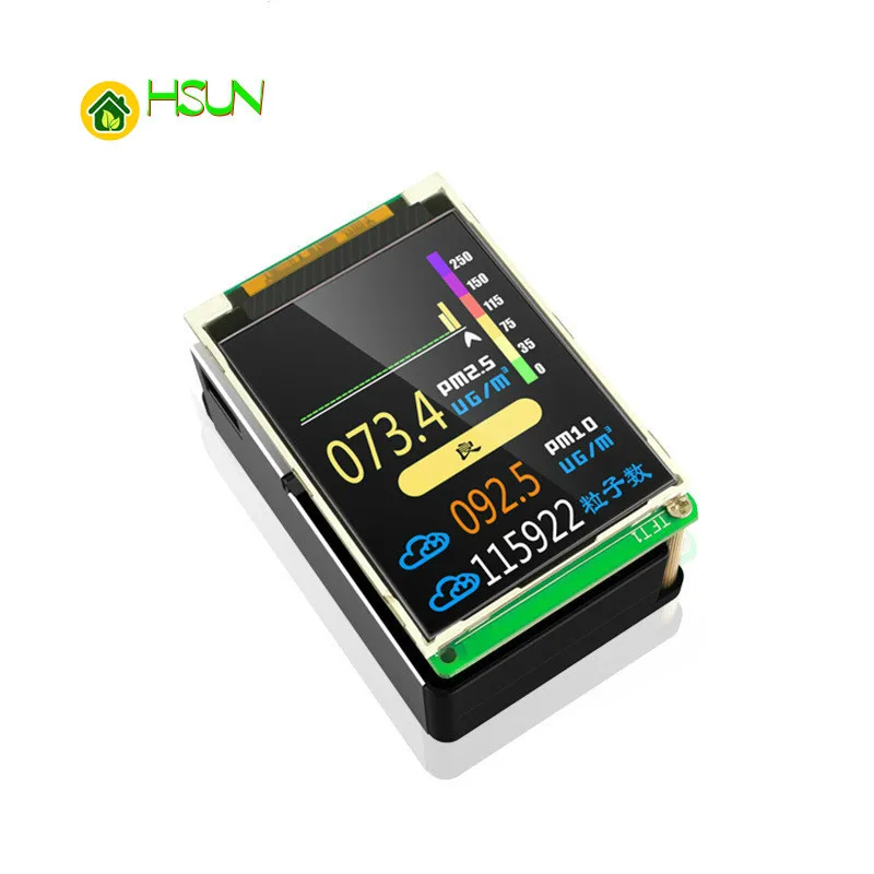 

American PM2.5 detector High-precision Laser particle technology Testing Haze Meter Smog Detector household
