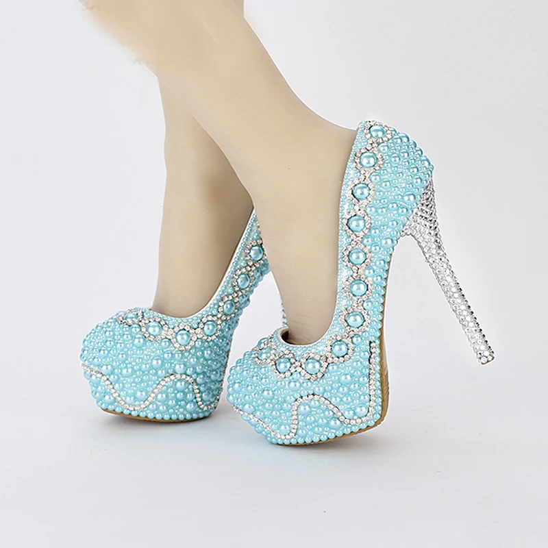 sapato para noiva azul tiffany