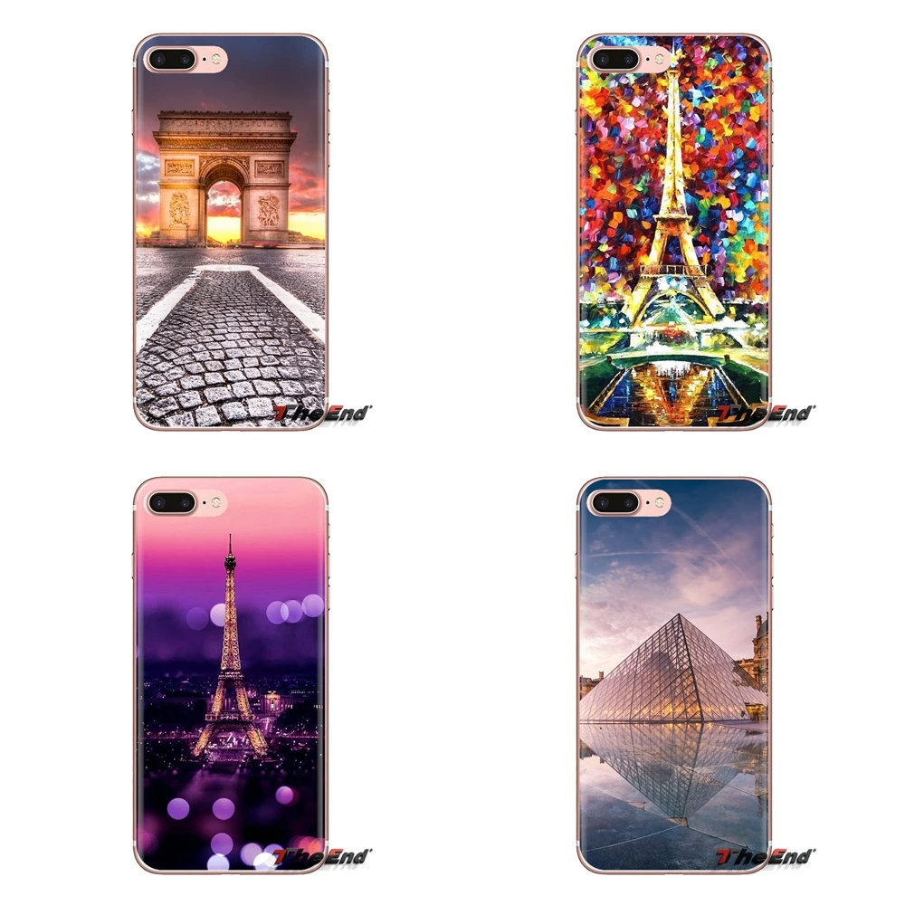 Мягкие прозрачные чехлы для Huawei Mate Honor 4C 5C 5X 6X 7 7A 7C 8 9 10 8C 8X 20 Lite Pro Paris France Tower Louvre |