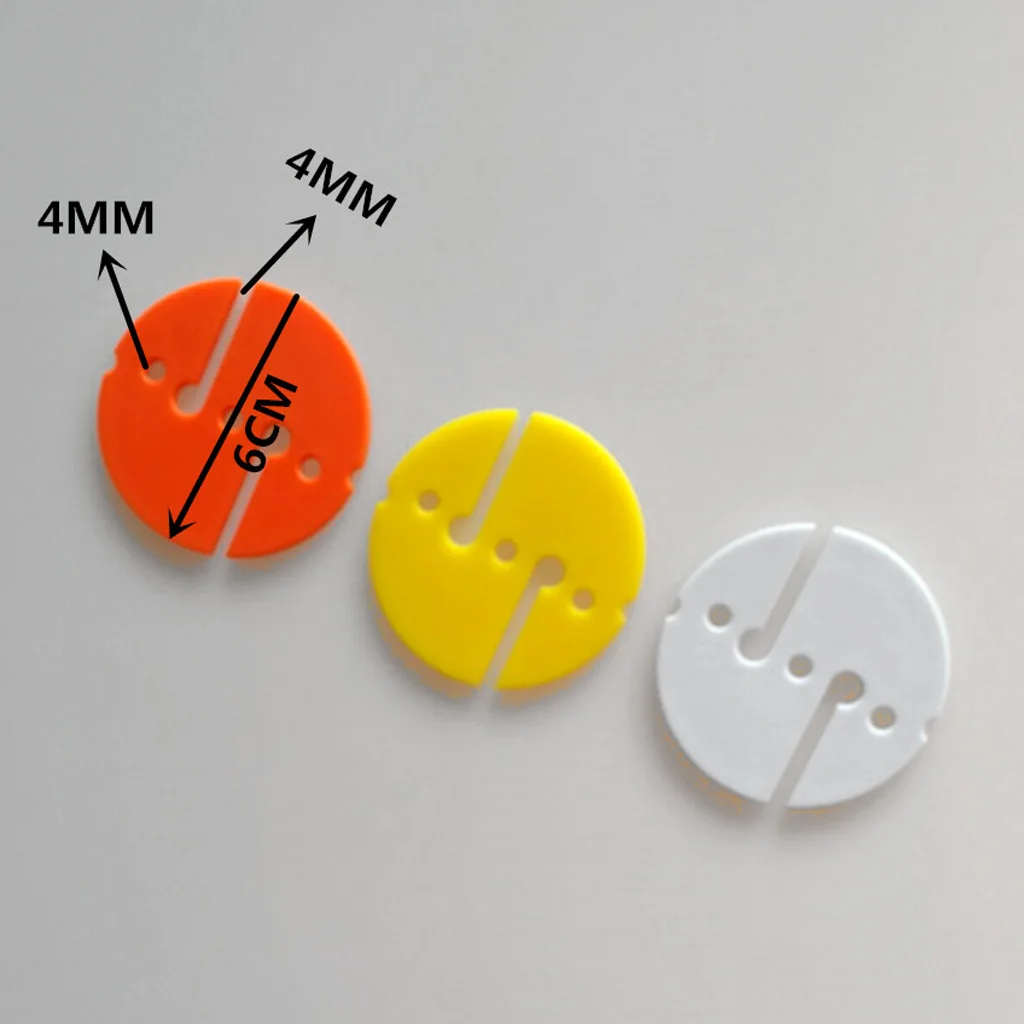 5 Pieces Lightweight Plastic Circle Scuba Diving Wreck Cave Directional Dive Line Arrow Marker Pointer - Choose Colors