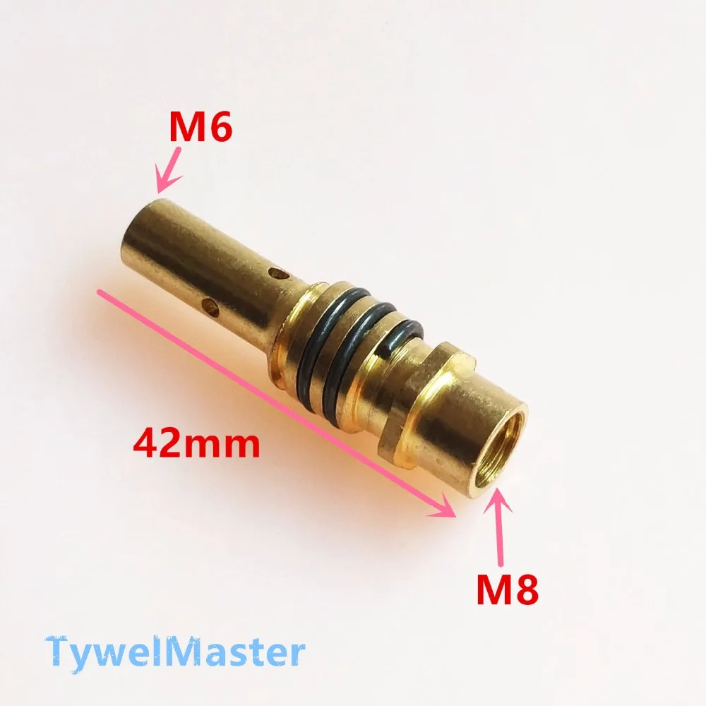 Acheter PDTO 19 pièces nouveaux embouts de Contact de soudeur de torche M6  ​​buse à gaz pour MIG/MAG MB-15AK