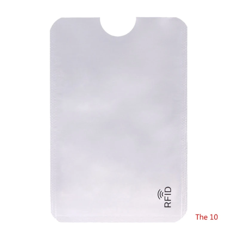 

10PCS Credit Card Protector Secure Sleeve RFID Blocking ID Holder Foil Shield