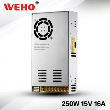 

(S-250-15) AC TO DC 250w 15v smps 250W 20A 15vdc switching power supply