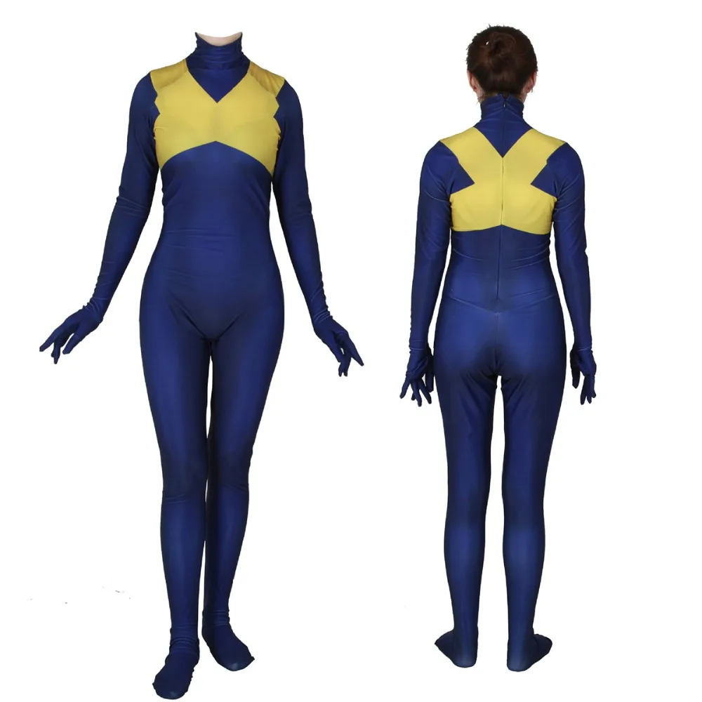 Women Girls X Men: Dark Phoenix 2019 Cosplay Costume Zentai Suit Fancy ... X Men Girls Cosplay