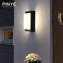 PINYE светодиодный настенный светильник, светильник ing, водонепроницаемый современный светодиодный настенный светильник, светильник для сада во дворе, уличный теплый светильник ing PY007