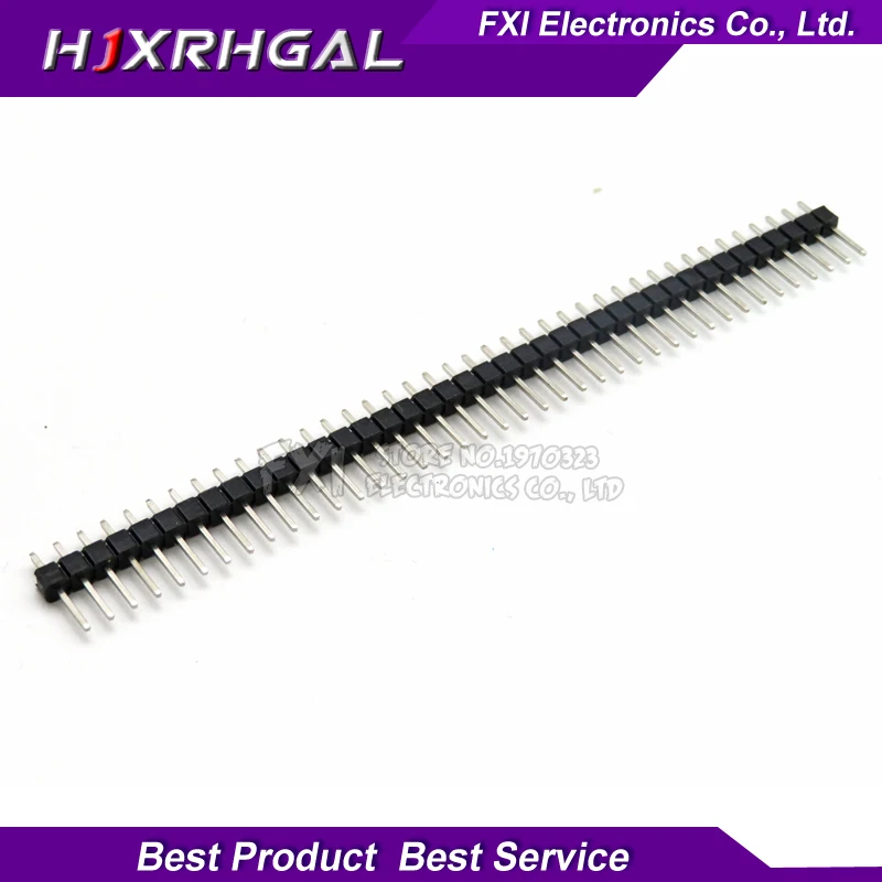 

20pcs 40 Pin 1x40 Single Row Male Breakable Pin Header Connector Strip 2.54mm