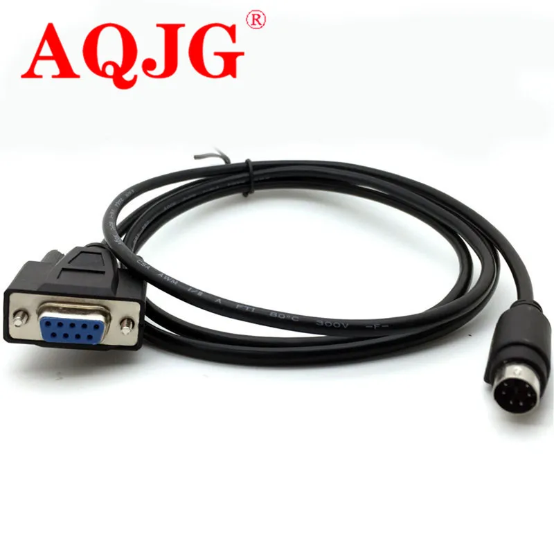 Round 6 Pin para DB9 Buraco Linha Serial, 3m, RS232