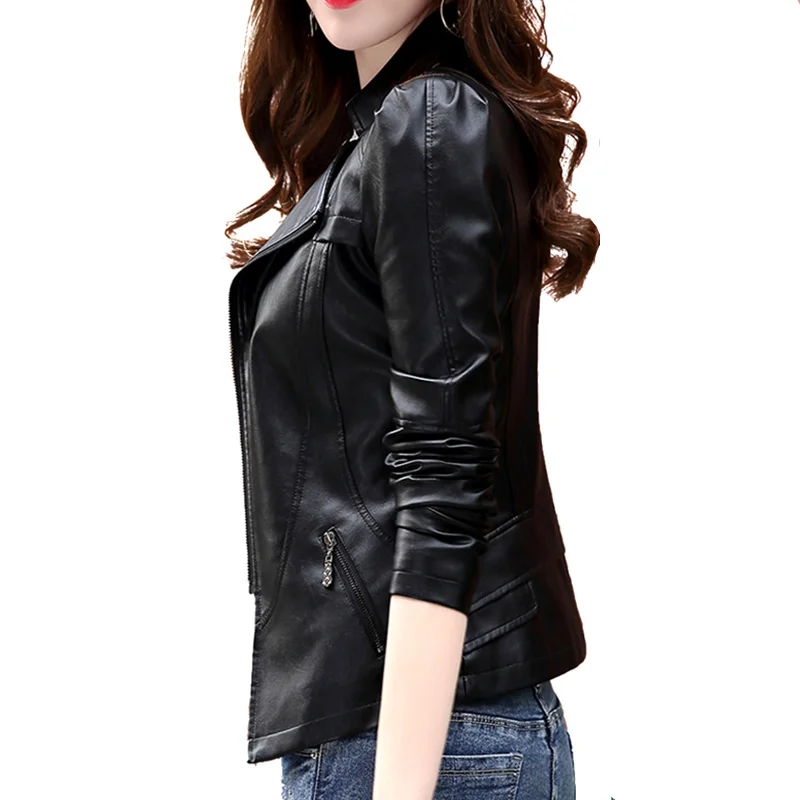 Aliexpress.com : Buy 2019 Autumn Leather Jacket Women