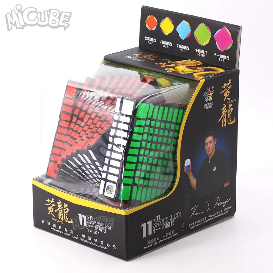 Micube YuXin Zhisheng 11x11x11 куб HuangLong 11x11 магический скоростной соревнование Твист