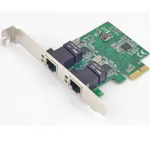 PCI Express двойной гигабитный Ethernet контроллер карты RTL8111E чипсет высокая производительность 10/100/1000 BASE-T контроллер локальной сети Ethernet