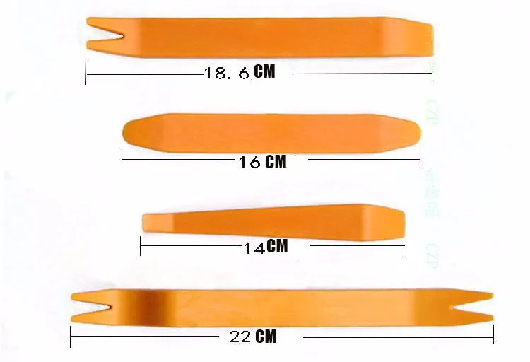 PDR 4 шт. автомобиль тире Автомобильный гвоздь Съемник Радио Аудио Панель дверь клип отделка удаление Ремонт Прай ручные инструменты