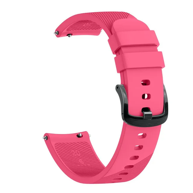 Силиконовый ремешок для Garmin vivoactive 3 Forerunner 645 сменный ремешок для часов Huami Amazfit Bip Youth Band - Цвет: Розовый